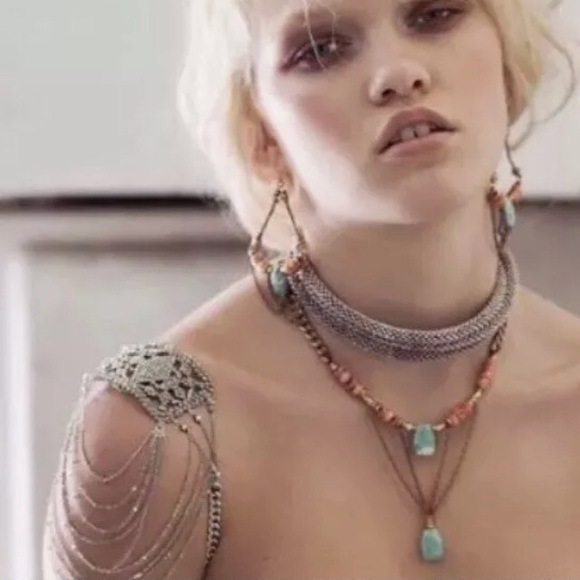 NEW VANESSA MOONEY JEWELRY STERLING SILVER RARE Shoulder Pendant/Bracelet $350 - Picture 2 of 13